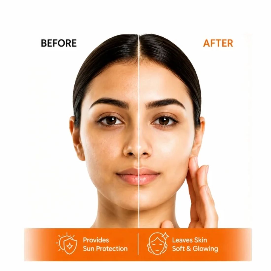Syenglow SPF 50 PA++++ | UVA/UVB Broad Spectrum Protection Cream for Face & Body | No White Cast | Moisturizing Formula | Oily, Dry & Sensitive Skin | Suitable for All Skin Types | 50g