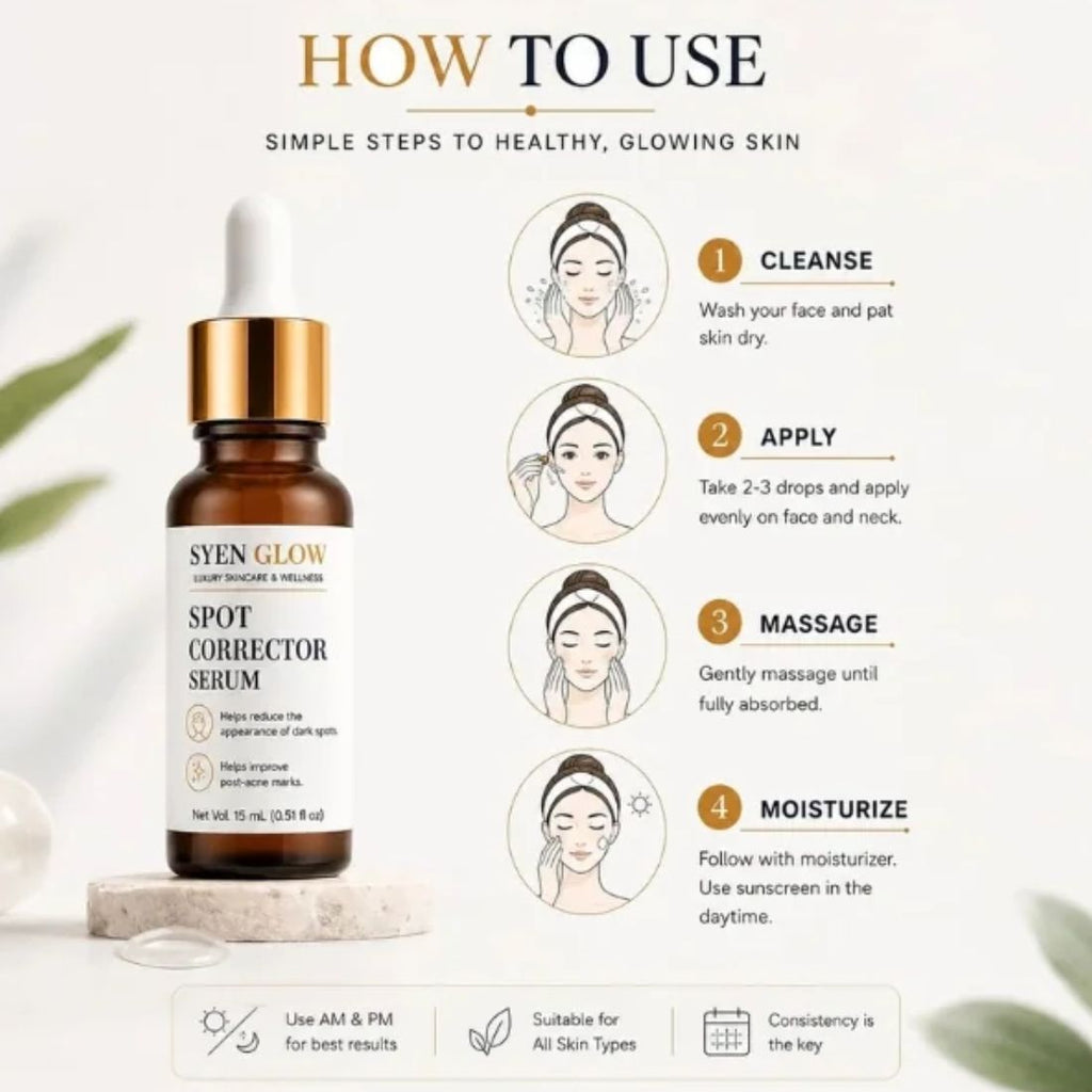 Syenglow Spot Corrector Serum | Daily Face Serum | Lightweight Formula | 30 ml
