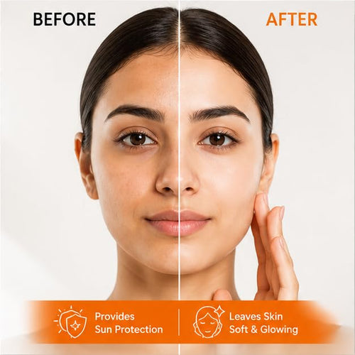 SYEN GLOW Sunscreen SPF 50 PA++++ | Broad Spectrum Daily Sunscreen | Lightweight Formula | 50 g